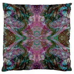 October Pour Blend  Standard Premium Plush Fleece Cushion Case (two Sides) by kaleidomarblingart