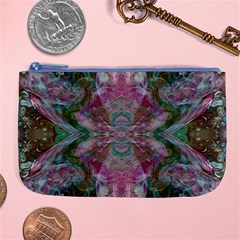 October Pour Blend  Large Coin Purse by kaleidomarblingart