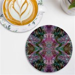 October Pour Blend  UV Print Round Tile Coaster Front