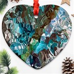 October Blend  Heart Ornament (Two Sides) Front