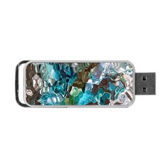 October Blend  Portable Usb Flash (two Sides) by kaleidomarblingart