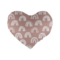 Pattern Standard 16  Premium Heart Shape Cushions by zappwaits