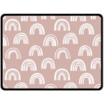 Pattern Two Sides Fleece Blanket (Large) 80 x60  Blanket Back