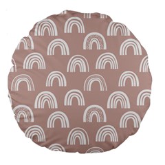 Pattern Large 18  Premium Flano Round Cushions by zappwaits