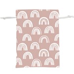 Pattern Lightweight Drawstring Pouch (XL) Back