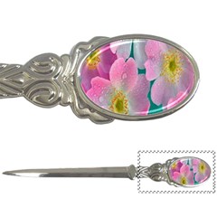 Pink Neon Flowers, Flower Letter Opener by nateshop