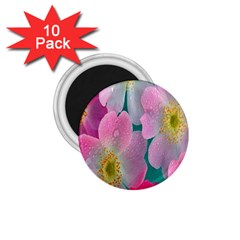 Pink Neon Flowers, Flower 1 75  Magnets (10 Pack)  by nateshop