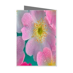 Pink Neon Flowers, Flower Mini Greeting Cards (pkg Of 8) by nateshop