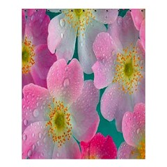 Pink Neon Flowers, Flower Shower Curtain 60  X 72  (medium)  by nateshop