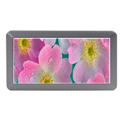 Pink Neon Flowers, Flower Memory Card Reader (mini) by nateshop