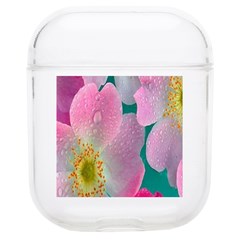 Pink Neon Flowers, Flower Airpods 1/2 Case by nateshop