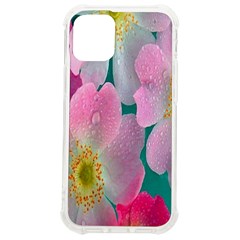 Pink Neon Flowers, Flower Iphone 12 Mini Tpu Uv Print Case	