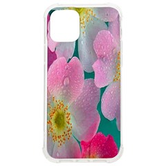 Pink Neon Flowers, Flower Iphone 12/12 Pro Tpu Uv Print Case by nateshop