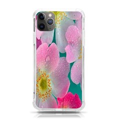 Pink Neon Flowers, Flower Iphone 11 Pro Max 6 5 Inch Tpu Uv Print Case by nateshop