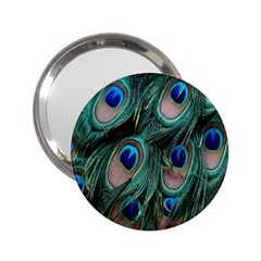 Peacock-feathers,blue2 2 25  Handbag Mirrors by nateshop