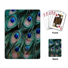 Peacock-feathers,blue2 Playing Cards Single Design (rectangle) by nateshop