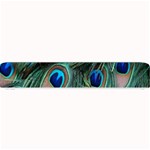 Peacock-feathers,blue2 Small Bar Mat 24 x4  Bar Mat