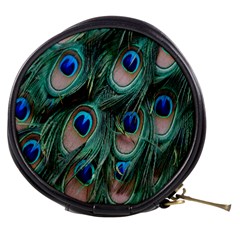 Peacock-feathers,blue2 Mini Makeup Bag