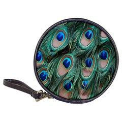 Peacock-feathers,blue2 Classic 20-cd Wallets by nateshop