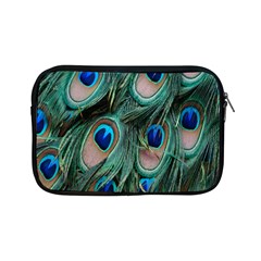 Peacock-feathers,blue2 Apple Ipad Mini Zipper Cases by nateshop