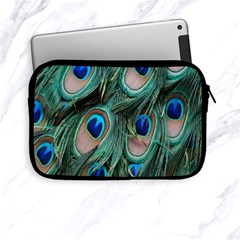 Peacock-feathers,blue2 Apple Ipad Mini Zipper Cases by nateshop