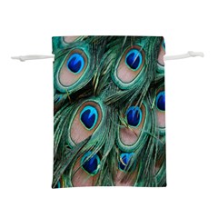 Peacock-feathers,blue2 Lightweight Drawstring Pouch (s) by nateshop