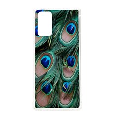 Peacock-feathers,blue2 Samsung Galaxy Note 20 Tpu Uv Case by nateshop