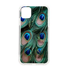 Peacock-feathers,blue2 Iphone 11 Tpu Uv Print Case by nateshop