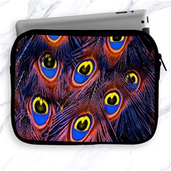 Peacock-feathers,blue,yellow Apple Ipad 2/3/4 Zipper Cases by nateshop