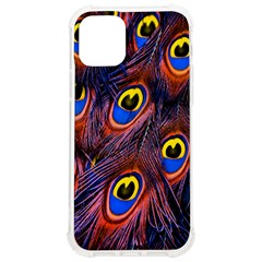 Peacock-feathers,blue,yellow Iphone 12/12 Pro Tpu Uv Print Case