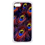 Peacock-feathers,blue,yellow iPhone SE Front