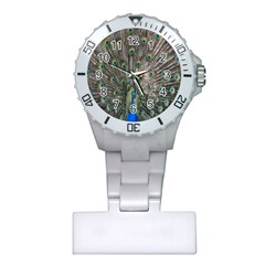 Peacock-feathers1 Plastic Nurses Watch by nateshop