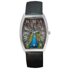 Peacock-feathers2 Barrel Style Metal Watch by nateshop