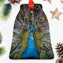 Peacock-feathers2 Bell Ornament (two Sides) by nateshop