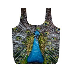 Peacock-feathers2 Full Print Recycle Bag (m) by nateshop