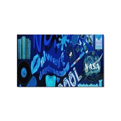 Really Cool Blue, Unique Blue Sticker Rectangular (10 Pack) by nateshop