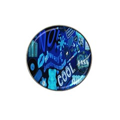 Really Cool Blue, Unique Blue Hat Clip Ball Marker (10 Pack) by nateshop