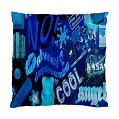 Really Cool Blue, Unique Blue Standard Cushion Case (two Sides) by nateshop