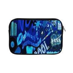 Really Cool Blue, Unique Blue Apple Ipad Mini Zipper Cases by nateshop