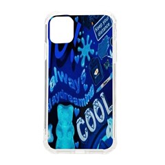 Really Cool Blue, Unique Blue Iphone 11 Tpu Uv Print Case by nateshop