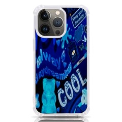 Really Cool Blue, Unique Blue Iphone 13 Pro Tpu Uv Print Case by nateshop