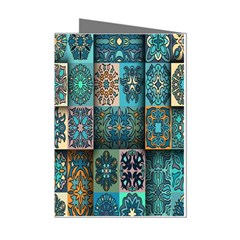 Texture, Pattern, Abstract, Colorful, Digital Art Mini Greeting Cards (pkg Of 8) by nateshop