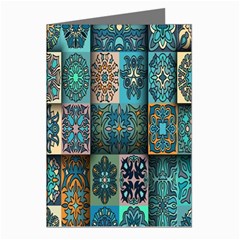 Texture, Pattern, Abstract, Colorful, Digital Art Greeting Cards (pkg Of 8) by nateshop