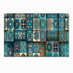 Texture, Pattern, Abstract, Colorful, Digital Art Postcard 4 x 6  (pkg Of 10) by nateshop