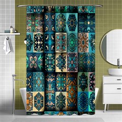 Texture, Pattern, Abstract, Colorful, Digital Art Shower Curtain 48  X 72  (small)  by nateshop