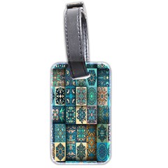 Texture, Pattern, Abstract, Colorful, Digital Art Luggage Tag (two Sides) by nateshop