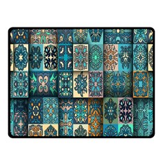 Texture, Pattern, Abstract, Colorful, Digital Art Two Sides Fleece Blanket (small) by nateshop