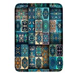 Texture, Pattern, Abstract, Colorful, Digital Art Rectangular Glass Fridge Magnet (4 pack) Front