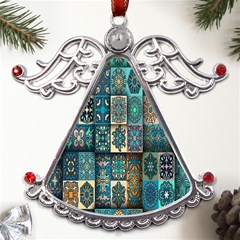 Texture, Pattern, Abstract, Colorful, Digital Art Metal Angel With Crystal Ornament