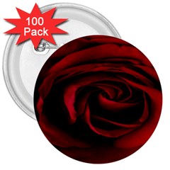 Rose Maroon 3  Buttons (100 Pack)  by nateshop